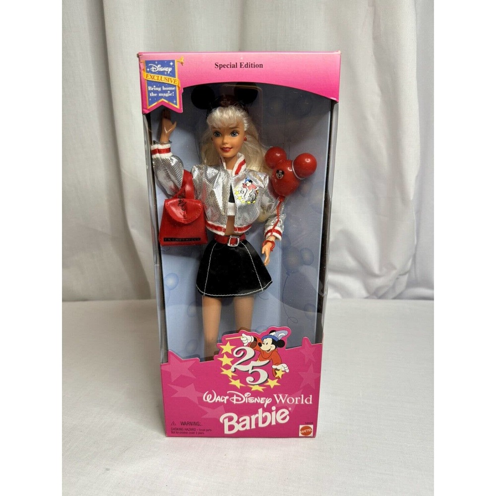 Walt Disney World 25th Anniversary Special Edition Barbie Doll 1996 NEW IN BOX